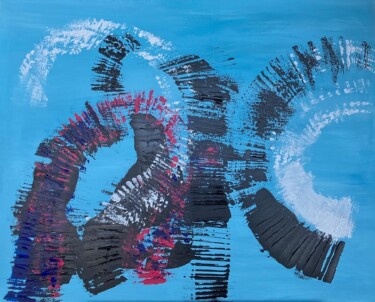 "Sant titre 4" başlıklı Tablo Barbara Wykrota tarafından, Orijinal sanat, Akrilik Ahşap Sedye çerçevesi üzerine monte edilmiş