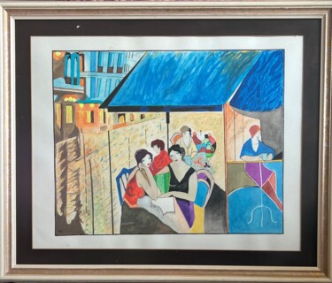 Painting titled "Pop art" by Siyavash Chegeni, Original Artwork, Watercolor