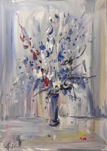 Pittura intitolato "Morning bouquet" da Altin Furxhi, Opera d'arte originale, Acrilico Montato su Telaio per barella in legno