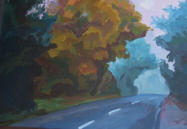 Peinture intitulée "ROAD" par Igor Belyak, Œuvre d'art originale, Acrylique Monté sur Châssis en bois