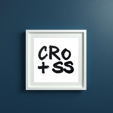 "Cross+" başlıklı Baskıresim Ivy Blue tarafından, Orijinal sanat, Dijital baskı