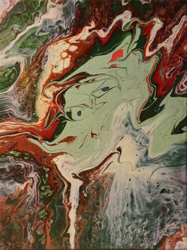 Painting titled "DelSoko 84." by Guy Henri Delvoye (DelSoko), Original Artwork, Acrylic