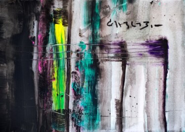 Painting titled "Lost family and fri…" by Milto Sideris, Original Artwork, Acrylic