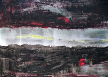 Painting titled "Parallel upside dow…" by Milto Sideris, Original Artwork, Acrylic