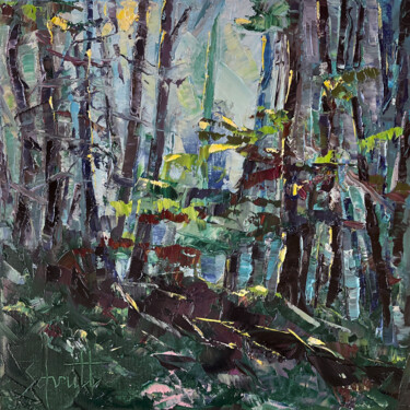 Peinture intitulée "HALF ABSTRACT 38 (F…" par Jean-Paul Schmitt, Œuvre d'art originale, Huile Monté sur Châssis en bois