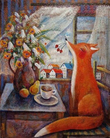 "Light breeze" başlıklı Tablo Юлия Поташова (Вострикова) tarafından, Orijinal sanat, Akrilik Ahşap Sedye çerçevesi üzerine m…