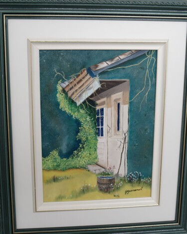 Peinture intitulée "Bienvenue!" par Ginette Guevremont, Œuvre d'art originale, Huile Monté sur Châssis en bois