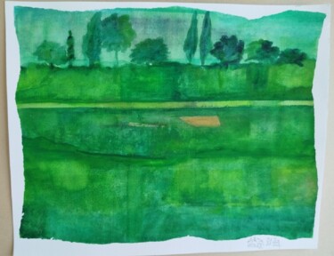 Pintura titulada "Baa Baa Black Sheep" por Gilles Konop, Obra de arte original, Acuarela