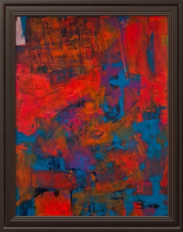 SUMMER IN SIAM II Peinture intitulée "SUMMER IN SIAM II" par Sonja Brzak, Œuvre d'art originale, Acrylique Monté sur Châssis en bois