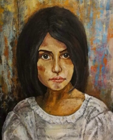 Painting titled "Sous la Lumière des…" by Ds 26, Original Artwork, Acrylic Mounted on Wood Stretcher frame