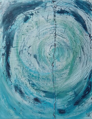 Painting titled "Глубина" by Sviatlana Kukharenka, Original Artwork, Acrylic