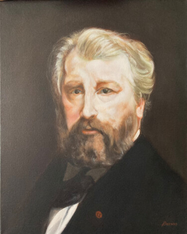 Peinture intitulée "" 1879 "" par Guy Benson, Œuvre d'art originale, Huile