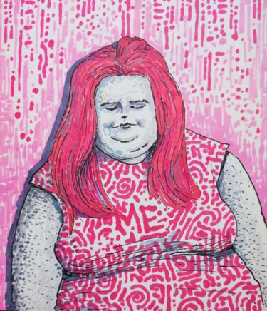 Rysunek zatytułowany „-All about me-” autorstwa Milto Sideris, Oryginalna praca, Marker