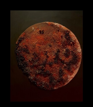 "RED MOON" başlıklı Tablo Silvana Di Vora tarafından, Orijinal sanat, Metaller