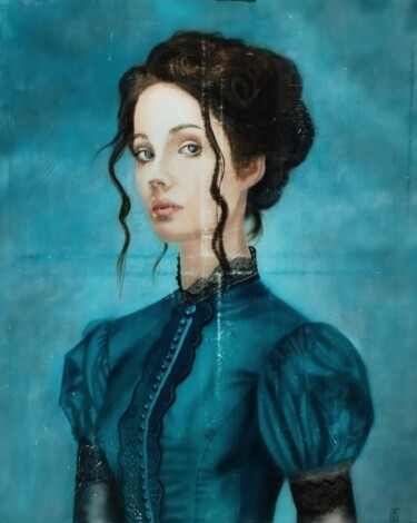 Peinture intitulée "Berthe" par Aéro, Œuvre d'art originale, Acrylique Monté sur Châssis en bois