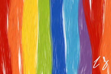 Digital Arts titled "Arc-en-ciel" by Enrico Siconnelly, Original Artwork, Digital Painting