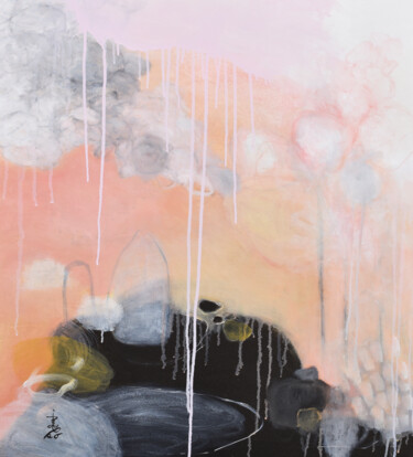 Romance on My Menu Painting titled "Romance on My Menu" by Misako Chida, Original Artwork, Acrylic