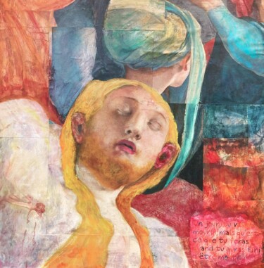 Peinture intitulée "« Le soupirant ». C…" par Ananda Eva, Œuvre d'art originale, Acrylique Monté sur artwork_cat.