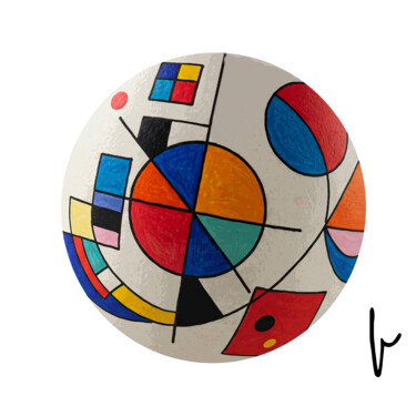Arts numériques intitulée "Maboul 51" par Jean Paul Pierozzi, Œuvre d'art originale, Peinture numérique