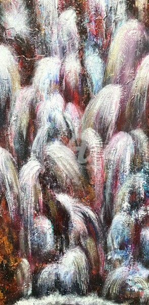 Painting titled "When we believe the…" by Nathalie Morin, Original Artwork, Acrylic