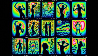 Digital Arts titled "THERMOGRAPHY 005" by Karavix, Original Artwork, AI generated image