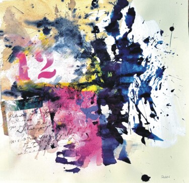 Schilderij getiteld "K0064" door Renato Giorgio, Origineel Kunstwerk, Acryl