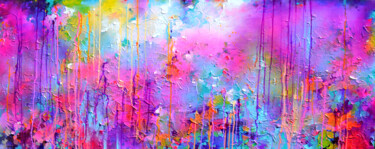 Fresh Moods 109 Painting titled "Fresh Moods 109" by Roxana Gabriela Soos, Original Artwork, Acrylic Mounted on Wood Stretcher frame