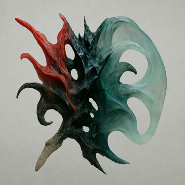 Digital Arts titled "The Logic That Brea…" by Alberto Capitani, Original Artwork, AI generated image