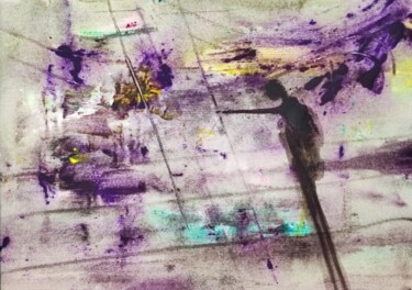 绘画 标题为“Curious dark spirit…” 由Milto Sideris, 原创艺术品, 丙烯