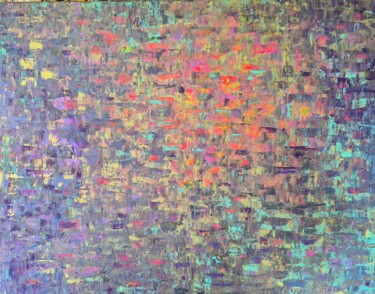 Peinture intitulée "13 juillet 2024" par Geneviève Baud Caizergues, Œuvre d'art originale, Acrylique