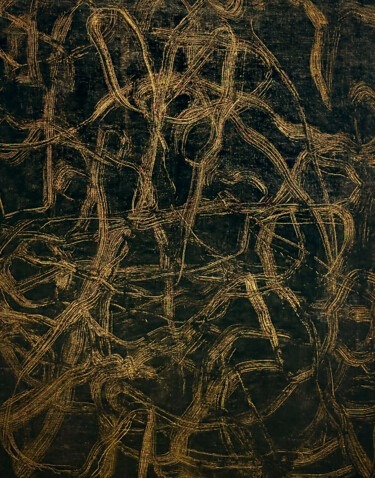 "Overland 34" başlıklı Tablo Luca Brandi tarafından, Orijinal sanat, Akrilik Ahşap Sedye çerçevesi üzerine monte edilmiş