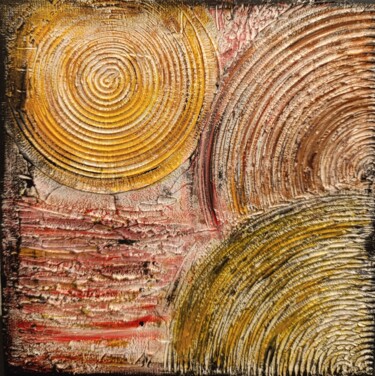 Painting titled "Sospensione tempora…" by Ines, Original Artwork, Acrylic