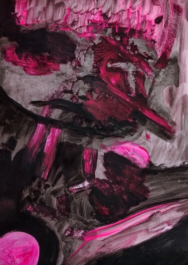 "Boldly stroked depr…" başlıklı Tablo Milto Sideris tarafından, Orijinal sanat, Akrilik