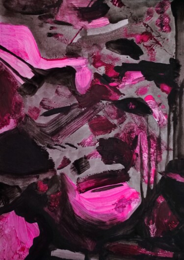 Pittura intitolato "Boldly stroked depr…" da Milto Sideris, Opera d'arte originale, Acrilico