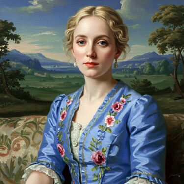 제목이 "PORTRAIT THE FACEWO…"인 디지털 아트 Marco Victorino로, 원작, AI 생성 이미지