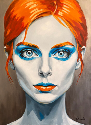 Peinture intitulée "Eos" par Ekushi, Œuvre d'art originale, Acrylique