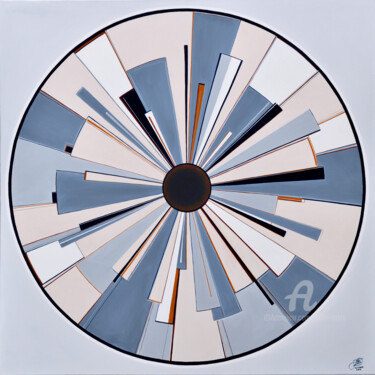绘画 标题为“Perspective Eye No.3” 由Jason Zahra, 原创艺术品, 丙烯 安装在木质担架架上