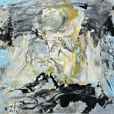Sans titre 119 Painting titled "Sans titre 119" by Michel Teulé, Original Artwork, Acrylic