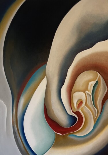Peinture intitulée "T'entendre" par Jchadima, Œuvre d'art originale, Huile Monté sur Châssis en bois