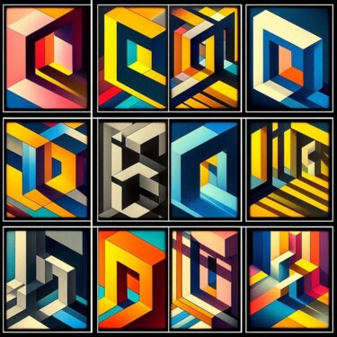 数字艺术 标题为“METAPHYSIX 019” 由Karavix, 原创艺术品, AI生成的图像