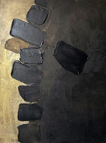 Peinture intitulée "Midnight 15" par Marina Gorbachova, Œuvre d'art originale, Acrylique Monté sur Autre panneau rigide