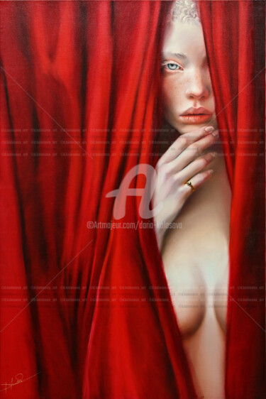 Painting titled "Lilith" by Daria Kolosova, Original Artwork, Oil