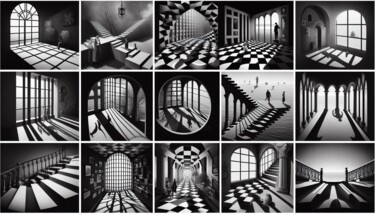 Digital Arts titled "META-SHADOW 019" by Karavix, Original Artwork, AI generated image