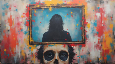 Painting titled "INTERNAL WORLD" by Ocy-Say, Original Artwork, Digital Painting