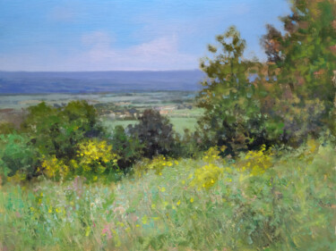 Peinture intitulée "Durance Valley" par Pascal Giroud, Œuvre d'art originale, Huile