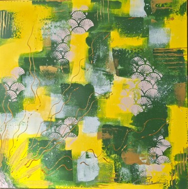 Peinture intitulée "Promesse printanière" par Pascale Galaud, Œuvre d'art originale, Acrylique Monté sur Châssis en bois