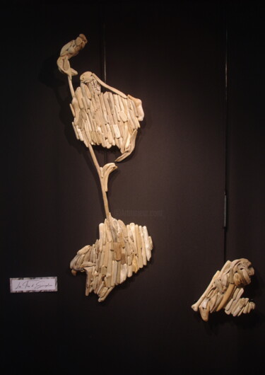 Sculpture titled "Saint-Pierre et Miq…" by Gary Detcheverry, Original Artwork, Wood
