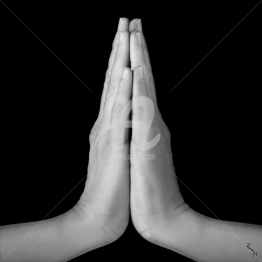Mudra du " Coeur " - Réunir corps-coeur-esprit 摄影 标题为“Mudra du " Coeur "…” 由Bruno Houdayer, 原创艺术品, 数码摄影 安装在铝上