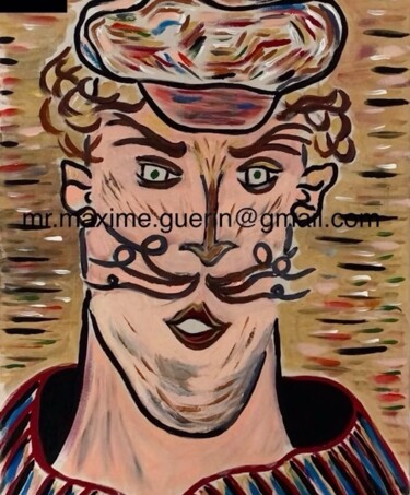 Pintura intitulada "220T PEINTURE ACRYL…" por Maxime Guerin, Obras de arte originais, Acrílico