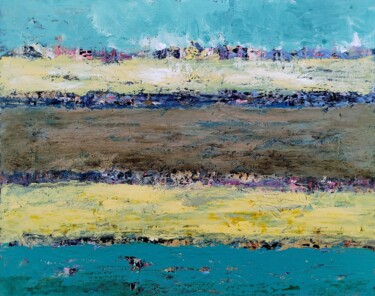 Peinture intitulée "Composition 2-25" par Jean François Guelfi, Œuvre d'art originale, Acrylique Monté sur Châssis en bois